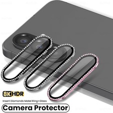 3D Diamond Metal Glass Camera Lens Ring Protector For Samsung Galaxy A37 A57 A56