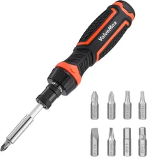 9-In-1 Multi Screwdriver, Portable Ratchet Screwdriver Set, Adjustable Length, H