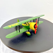 Vintage John Deere Airplane Bank 1993 Diecast by Spec Cast Pre-owned Good Cond