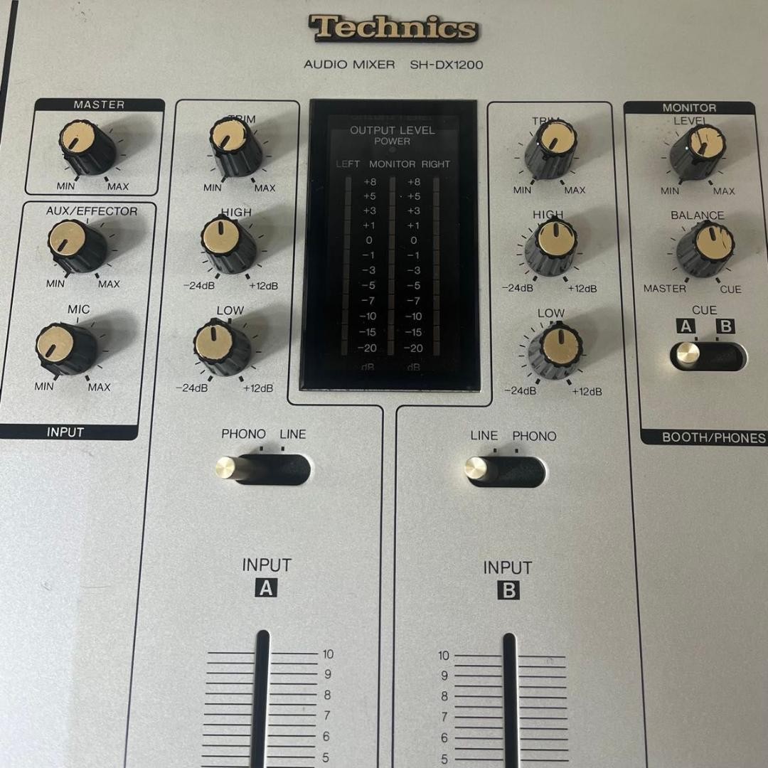 Technics SH-DX1200 DJ Mixer Silver Made in Japan Tested Working | eBay