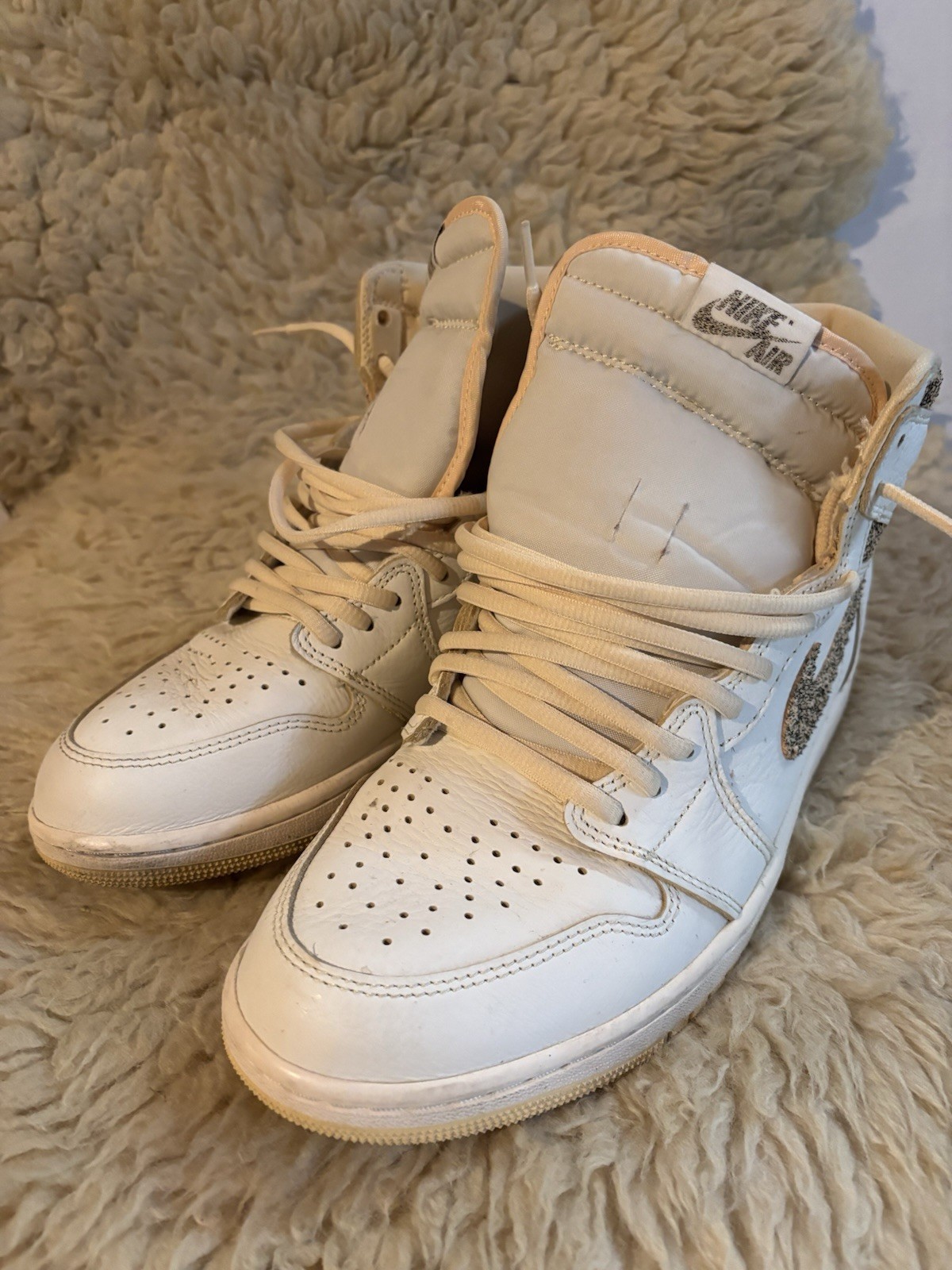 Nike Men’s 10 Air Jordan 1 Retro High OG Craft Vibrations Of Naija FD8631-100 thumbnail 3