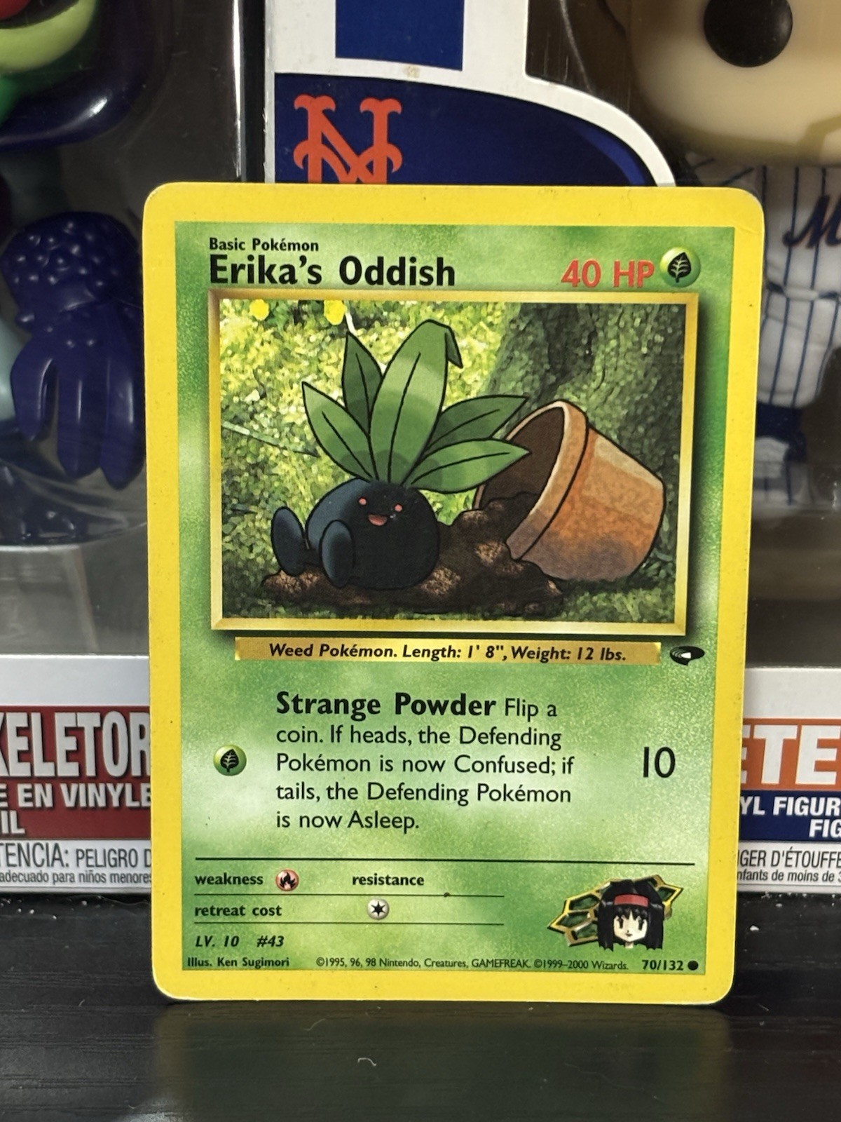 Pokemon TCG Gym Challenge - Erika’s Oddish #70/132 - Base Common Card