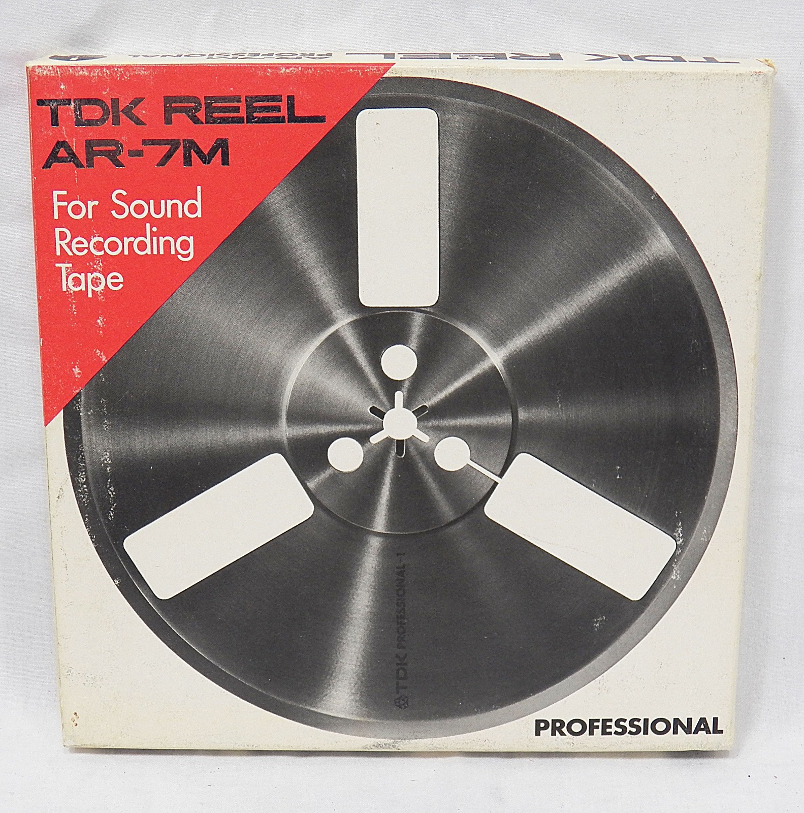 (1) Single Used TDK AR-7M 7" Metal Take Up Reel  w/Original Box