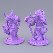 Mystic Demons - Daemons - 10 mm Resin Fantasy Miniatures