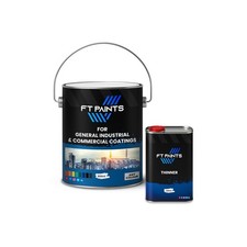 FT Paints 1L Kit Matt Finish Paint For General Industrial & Commercial Coatings