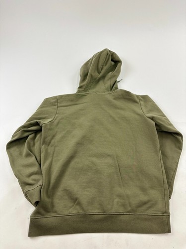 Columbia Hoodie Sweatshirt Womens Medium Green Fleece Lined Spellout Logo Casual - Picture 2 of 9
