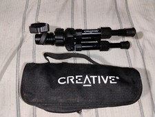 Creative Camera Photo Shop Travel Tripod Multi-functional 12" Max Height W/Case