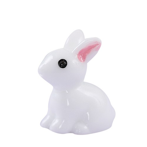 Mini Rabbit Resin Fairy Ornament Miniature Garden Figurine Animal Decor Supply - Picture 6 of 7