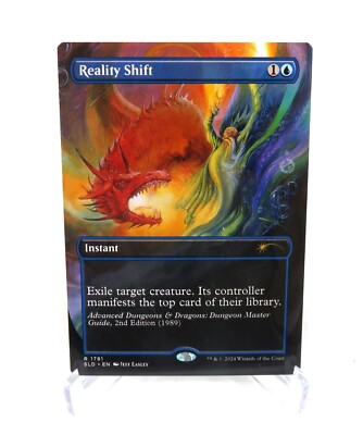 Reality Shift 1781 Borderless Non Foil D & D Secret Lair MTG NM / M