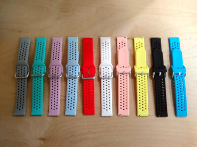 20mm Strap for Amazfit Xiaomi Mi Smart Watch Silicone Wrist Band [10 Pack]
