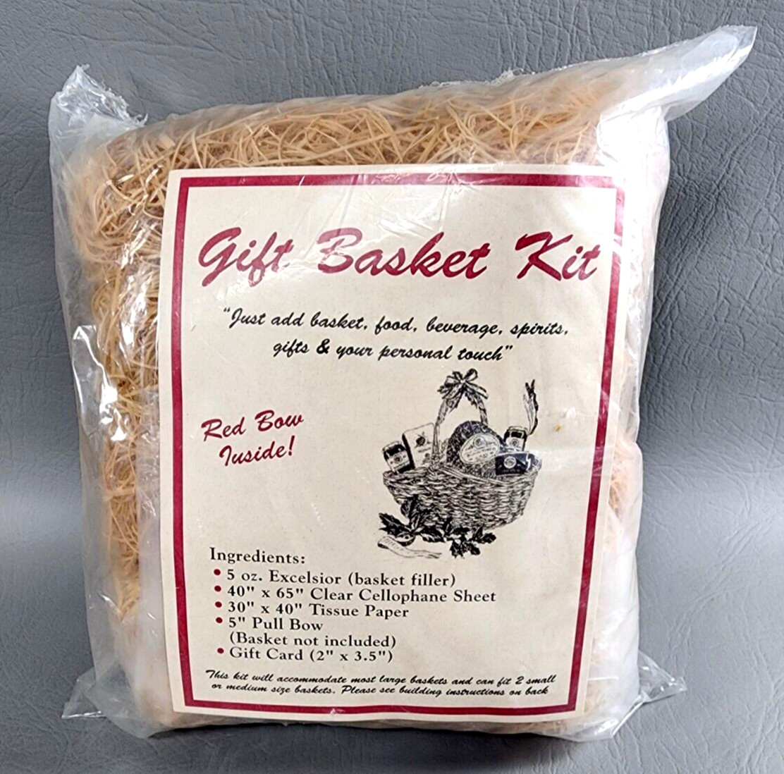 Kit de cesta de regalo "Make Your Own" - Hágalo usted mismo (hágalo usted mismo) - Nuevo sellado