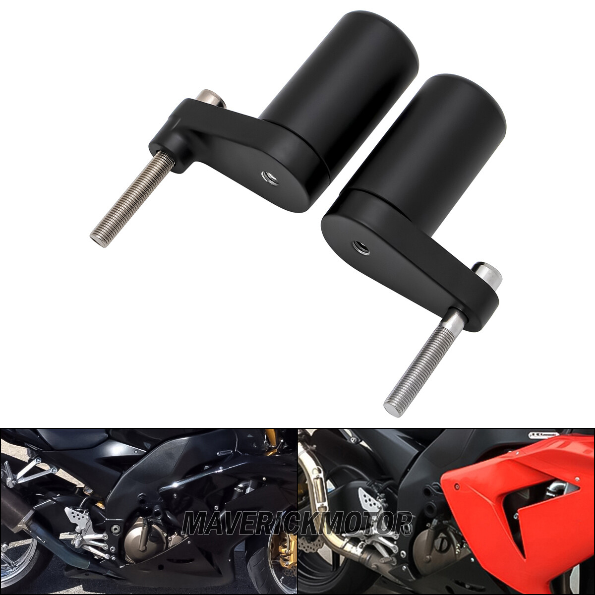 FRAME SLIDERS CRASH PROTECTOR FOR 2004 2005 KAWASAKI NINJA ZX10R