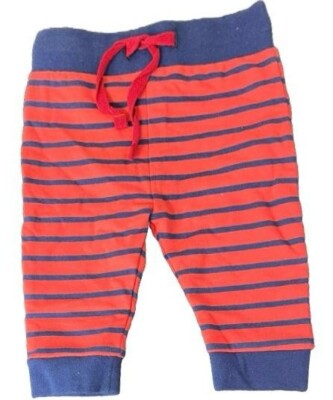 Baby Boden Full Length Everyday Essential Pull On Pants - Rockabilly Red/Navy