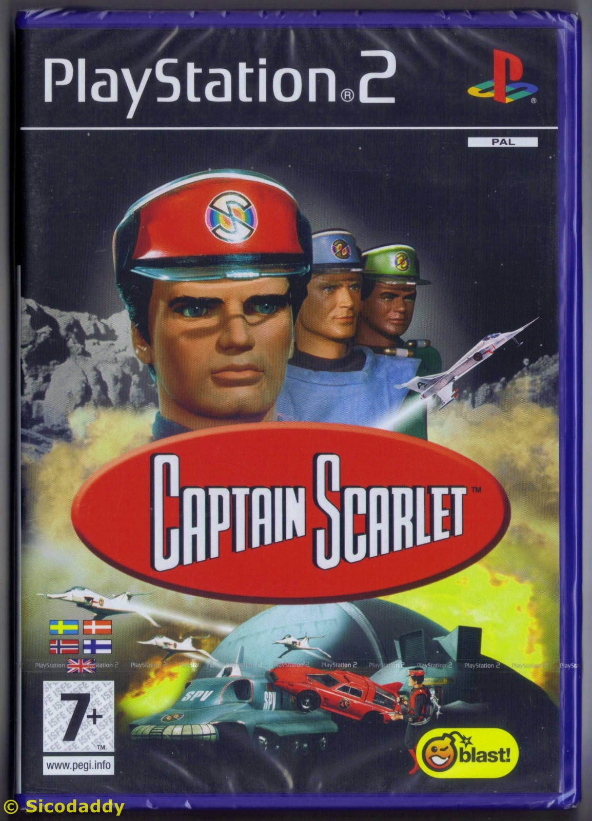 PS2 Captain Scarlet (2007), UK Pal, New & Sony Factory Sealed