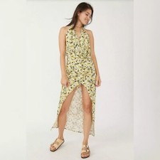 NWT Free People Daria Dress in Apple Mint Combo, Size Large