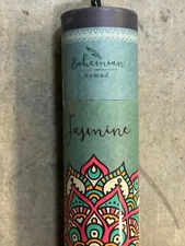 BOHEMIAN NORMAD JASMINE HAND-DIPPED INCENSE VEGAN 30 STICS W/HOLDER CONTAINER