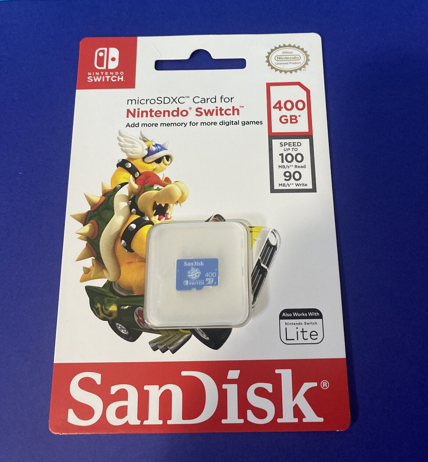 SanDisk Nintendo Switch - Flash memory card - 400 GB - UHS-I U3 / Class10 -  microSDXC UHS-I - for Nintendo Switch 