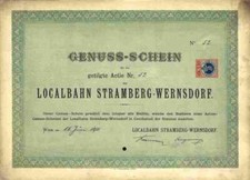 Kolej lokalna Stramberg Wernsdorf Stauding 1901 Wiedeń Štramberk Veřovice Przyjemność Schein