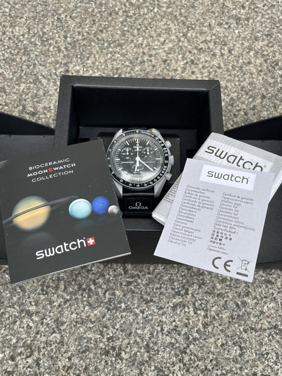 Swatch x Omega Mission To The Moon Black Dial Men's Watch Swatch x Omega Mission To The Moon Black Dial Men's Watch