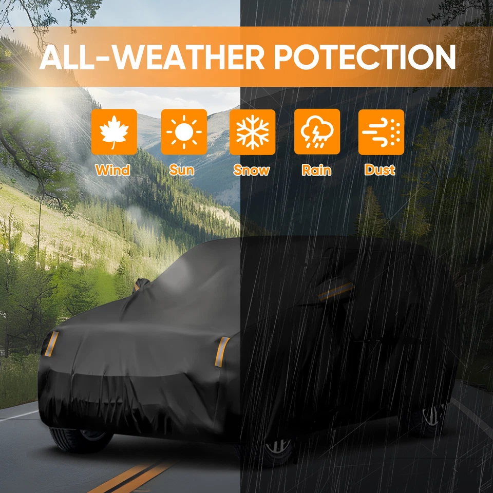 Cubierta completa para automóvil SUV impermeable exterior polvo lluvia protección UV para Lexus RX350 RX450 Foto 4 de 4