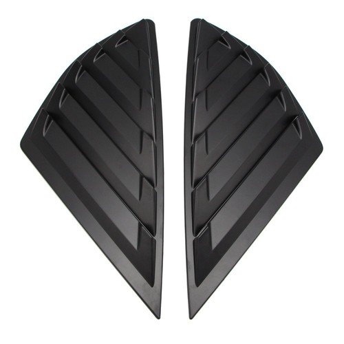 For Ford Mondeo MK5 2014-2019 Side Window Quarter Louver Cover Vent Matte Black - Picture 6 of 12
