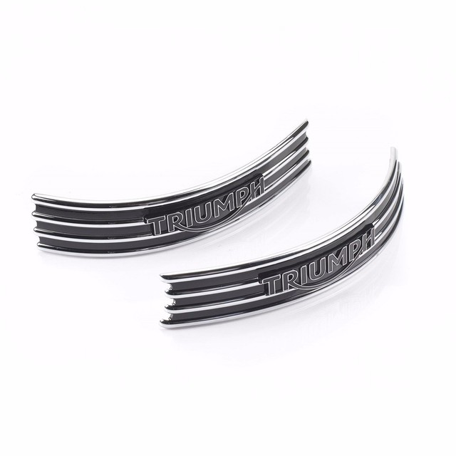 Triumph Bonneville T100 and T120 4 Bar Tank Badge Kit A9790059 for