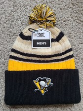 Pittsburgh Penguins Winter Beanie NHL Knit Cap Hockey Players Hat Fan Favorite