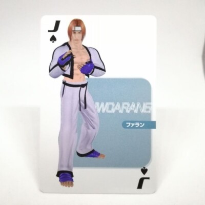 J HWOARANG spade Tekken 3 Playing Cards Orico Card Not for Sale Namco Japan