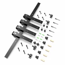 5-16FT Sliding Barn Door Hardware Track Kit Garage Closet Single/Double Doors