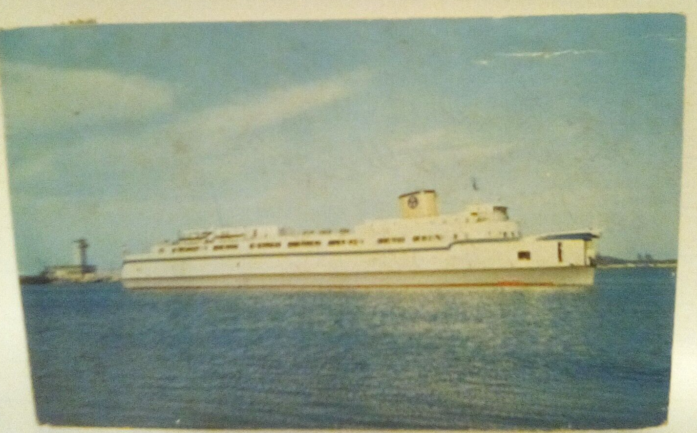Postcard Ferry Princess Anne Between Kiptopeke Beach and Little Creek Virginia