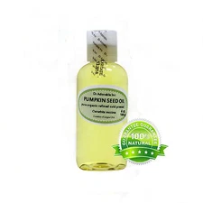 4 OZ PUMPKIN SEED OIL  100% PURE REFINED ORGANIC COLD PRESSED