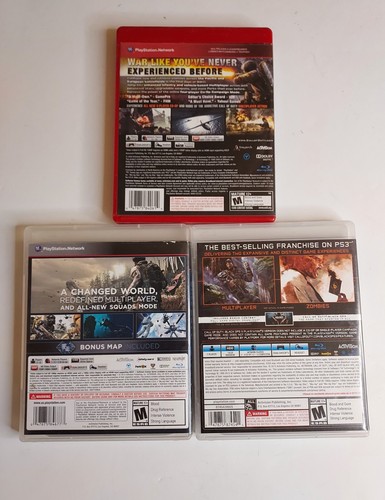 PS3 Call of Duty Black Ops World At War Ghost Sony PlayStation 3 Bundle Lot - Picture 2 of 14