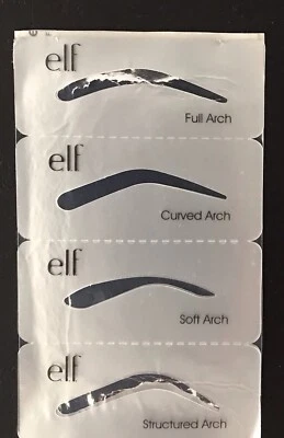 4 pochoirs modèles sourcils ELF neufs - Photo 1/4