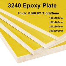 3240 Epoxy Plate Thick 0.5/1.5/2 3mm Fiberglass Board Glassfibre Sheet 100 300mm