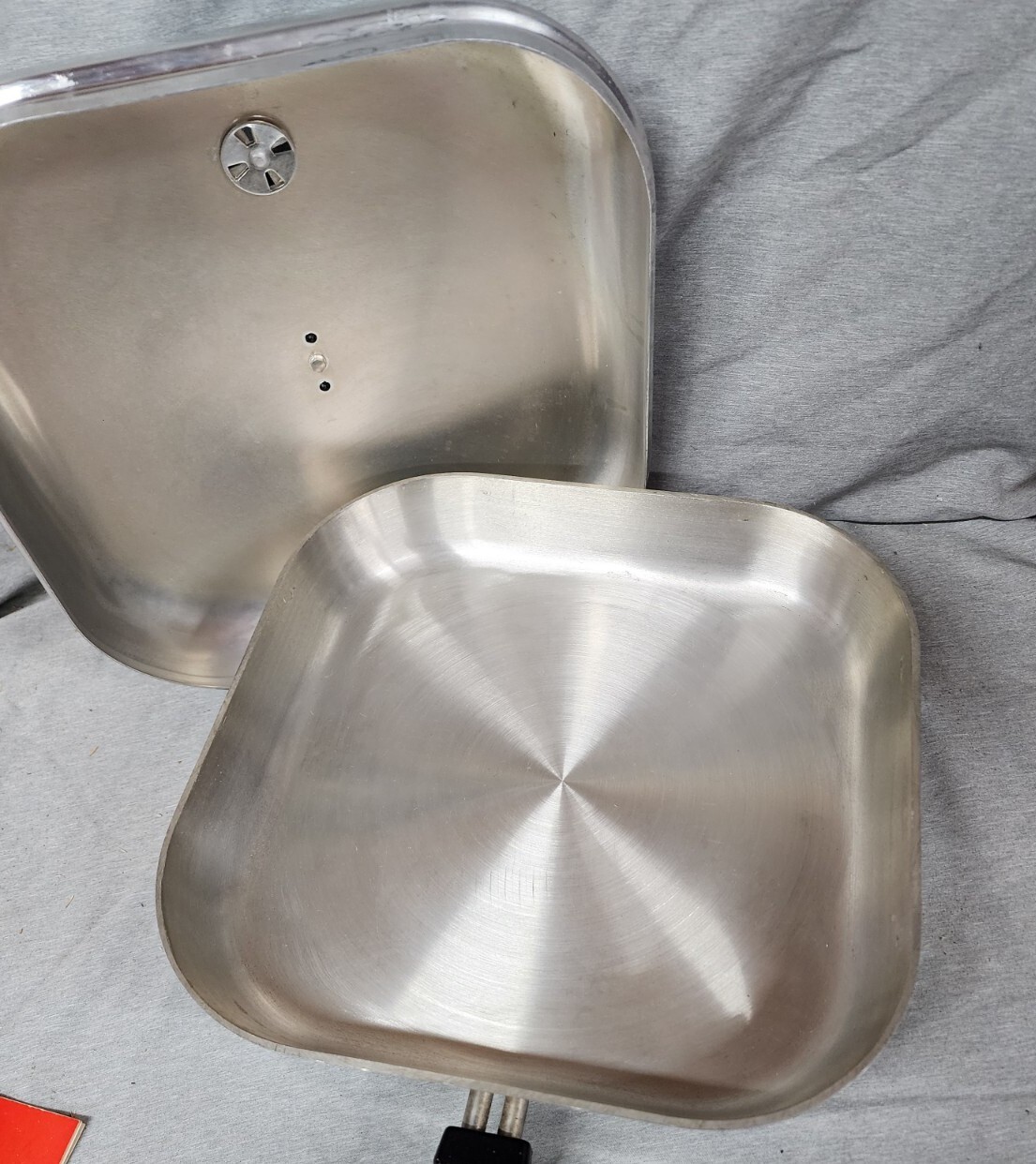 Vintage Sunbeam Aluminum Electric Frying Pan Skillet FPL Clean