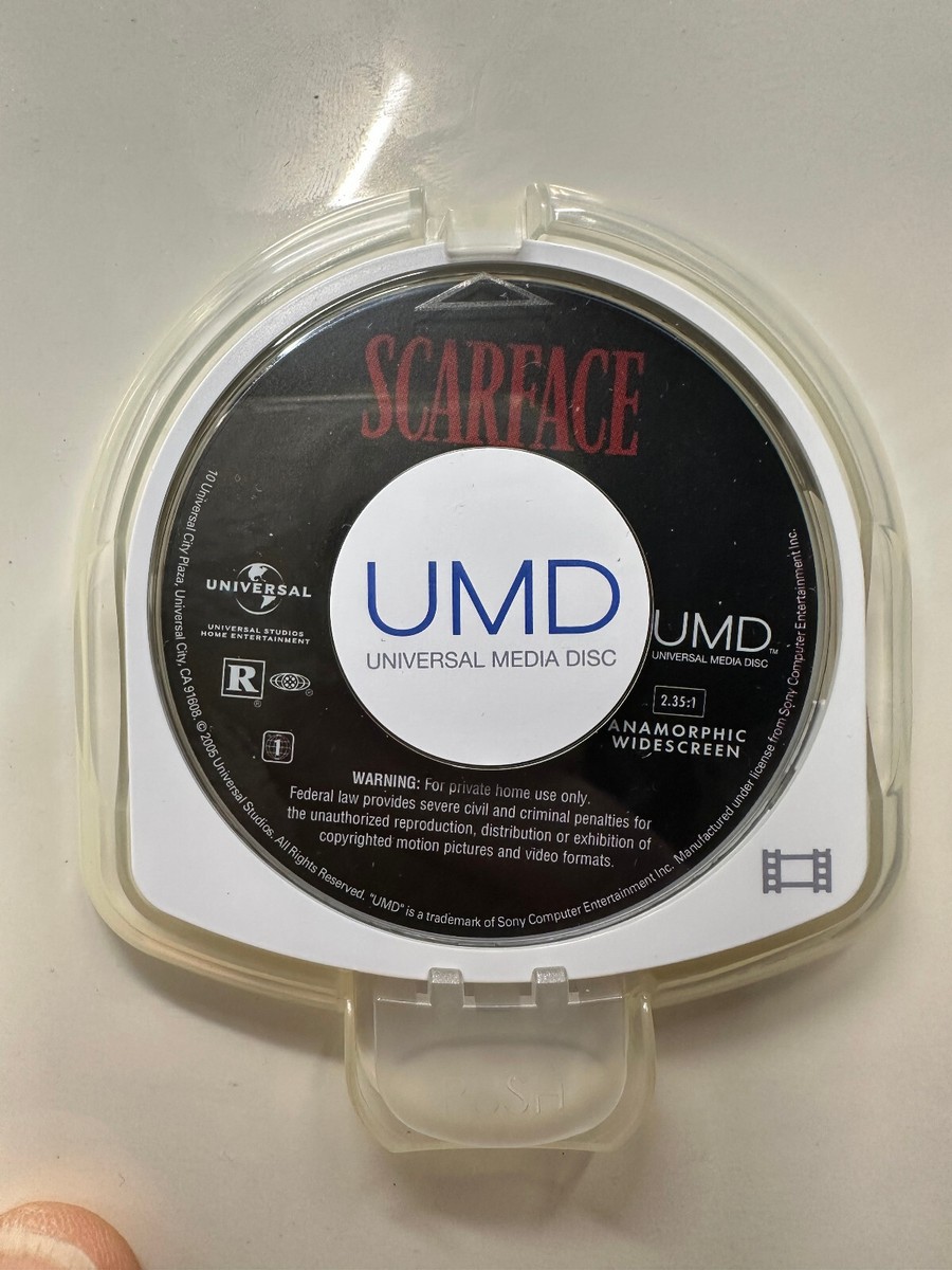 Sony PSP UMD Video Movie DVD SCARFACE (1980) 2005 Rare Press