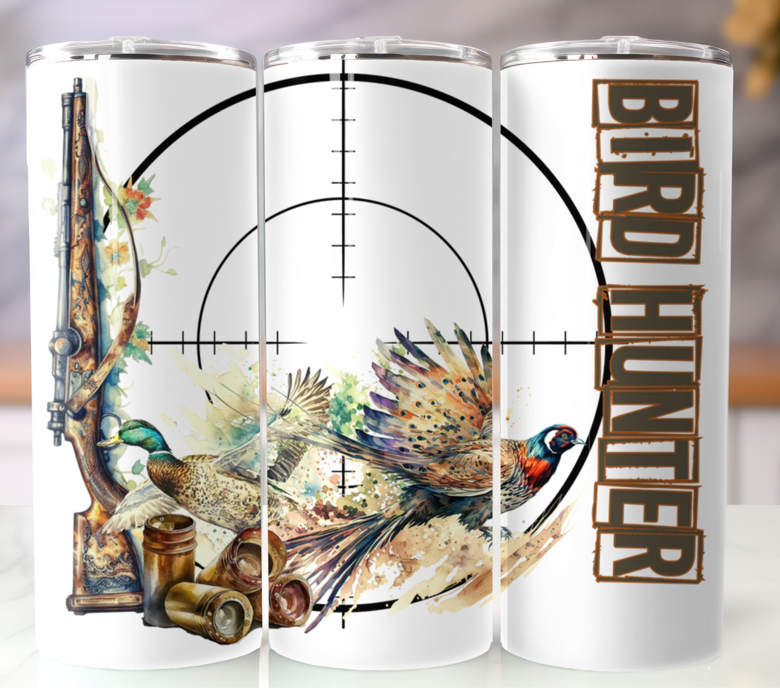 Bird Hunter 20oz Tumbler Stainless Steel Insulated Mug Hunti