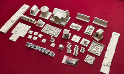 Townsfolk Tussle  Compatible Scenery, Miniatures and Counters - 3d printed