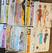McCalls Sewing Patterns Womens sizes 18 1/2-20 1/2" 41-43" Bust You-Pick 1950's 