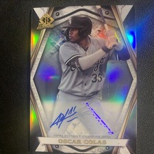 2022 Bowman Draft Oscar Colas Bowman Invicta Refractor Auto /99 #BI-25 White Sox