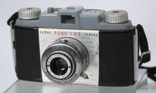 Kodak Pony 135 35mm Vintage Film Camera With Anaston 51mm Lens Decor / Parts
