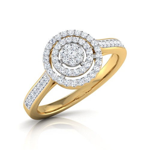 Boucle D'oreille Nez 18G Diamant Naturel 2mm En Or Jaune 14 Carats - Fabriqué Aux USA