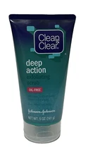 Clean & Clear Deep Action Exfoliating Scrub Oil Free Original Formula 5 Oz.