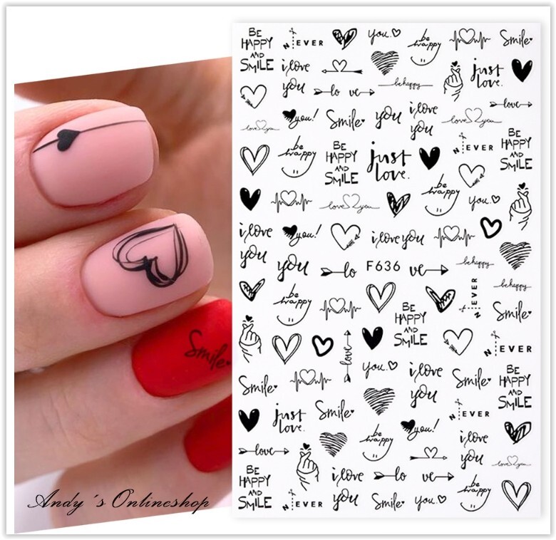 JMEOWIO 3D Nagelsticker Rosa - Selbstklebende Nail Art Aufkleber Mit Erdbeer & Schleifen Motiven, 1 Blatt