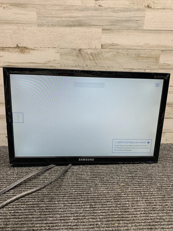 Used SAMSUNG SYNCMASTER E1920X Black 18.5" DVI-D VGA Monitor No Stand  - Image 2 of 4
