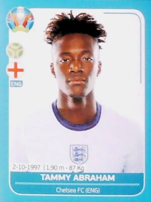 176 - ENG 28 - Tammy Abraham UEFA EURO 2020 Sticker Figure