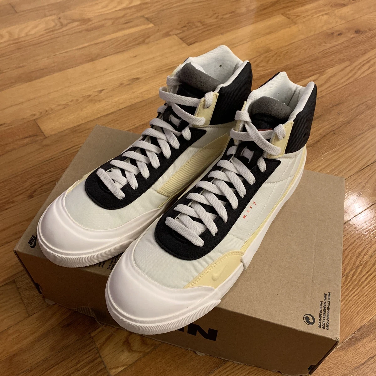 NIke Men s Drop Type Mid Shoes Sneakers sz 8 BQ5190 102 blazer