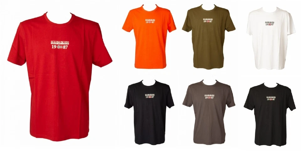 NAPAPIJRI t-shirt homme manches courtes col rond t-shirt en coton avec imprimé a - Photo 1/1
