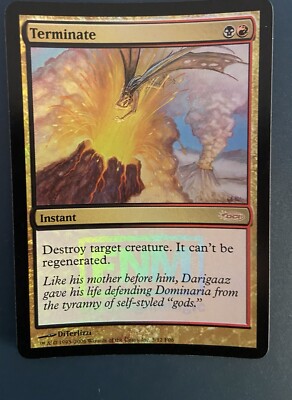 Mtg Terminate Foil FNM DCI Terminare