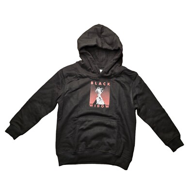 Black Widdow Kinder Pullover Hoodie MARVEL Kapuzenpullover